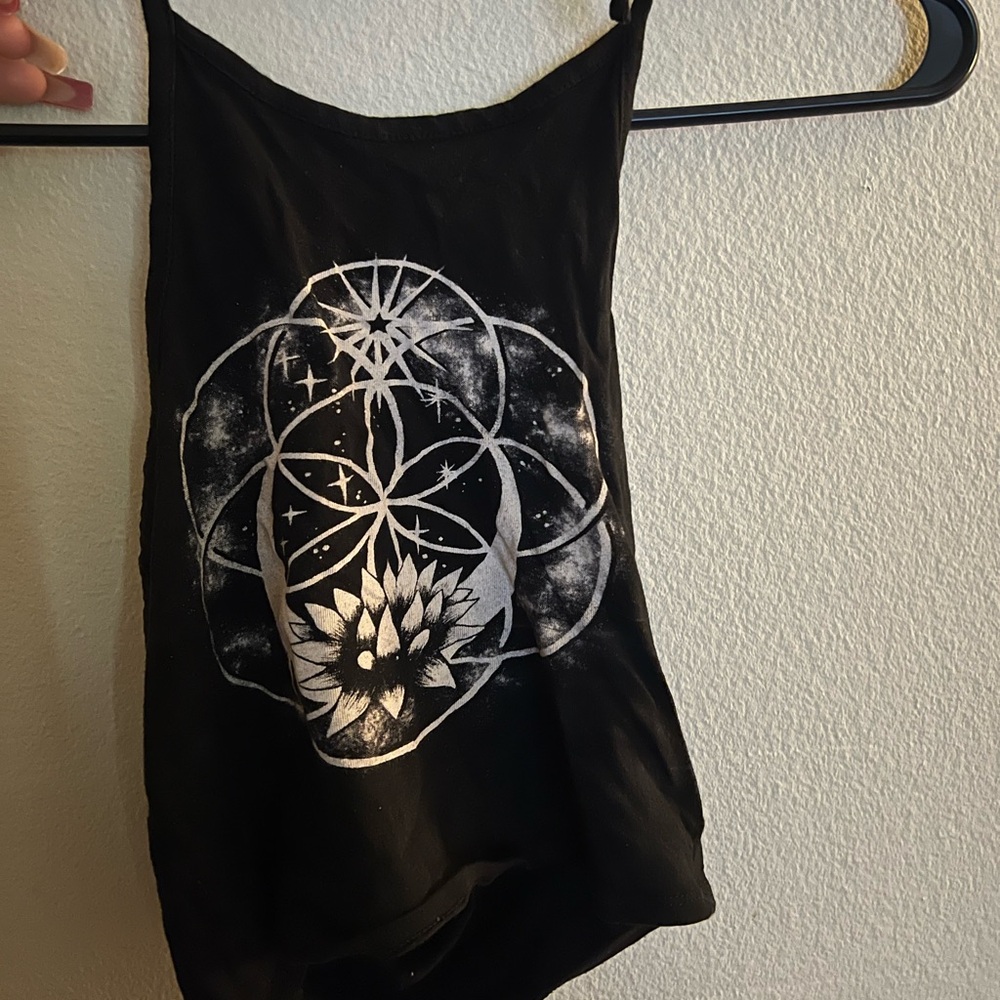 Black halter top